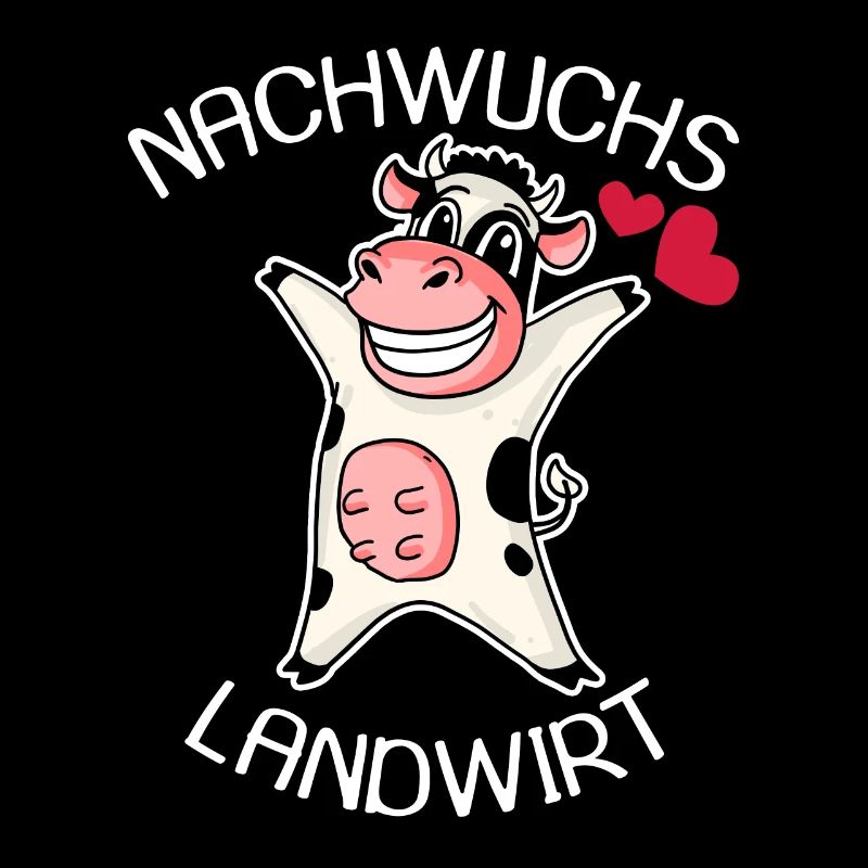 Nachwuchs Landwirt Kuh Geschenk