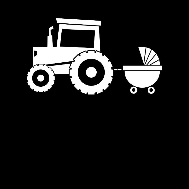 Traktor mit Babywagen