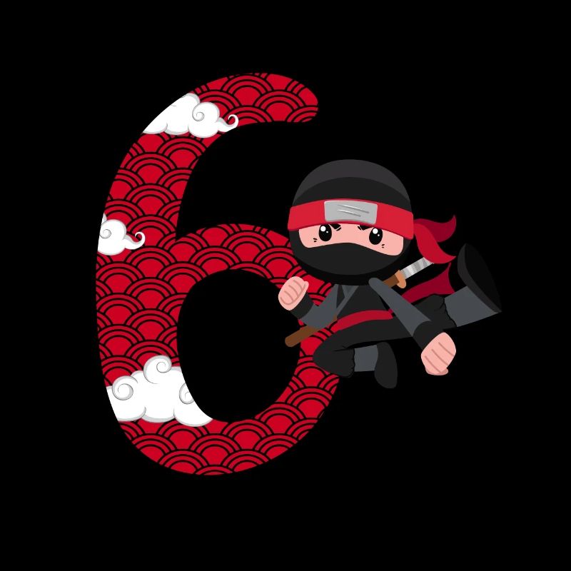 6. Geburtstag Junge Ninja 6 Jahre Ninja Kostüm
