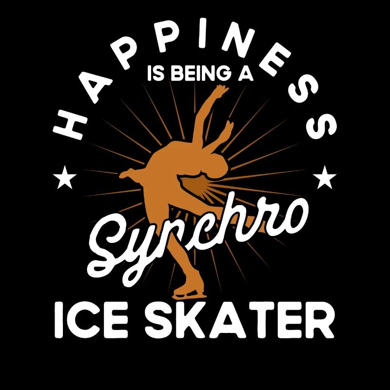Synchro Gruppe Eiskunstläufer Schlittschuhlaufen