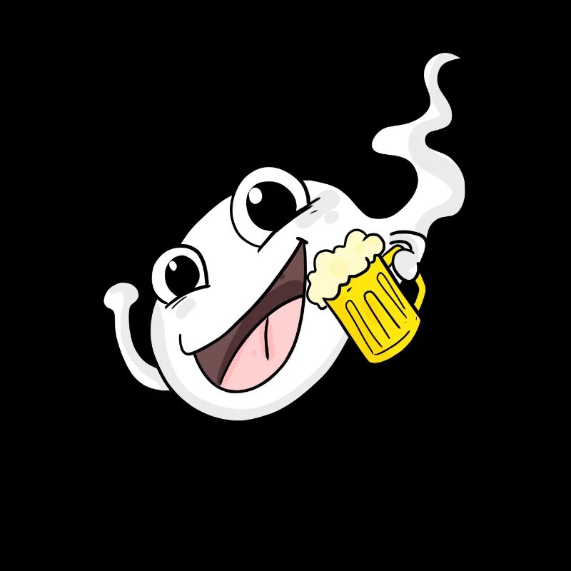 Sperma mit Bier