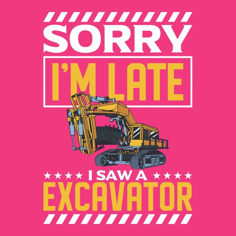 Construction vehicle worker excavator