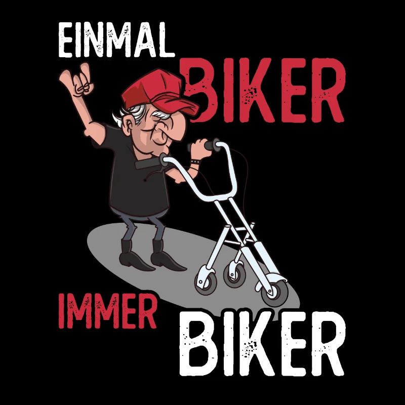 Einmal Biker Immer Biker Opa Pension Rentner