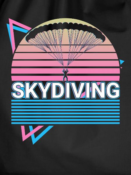 Skydiving Skydiver Retro Gesche
