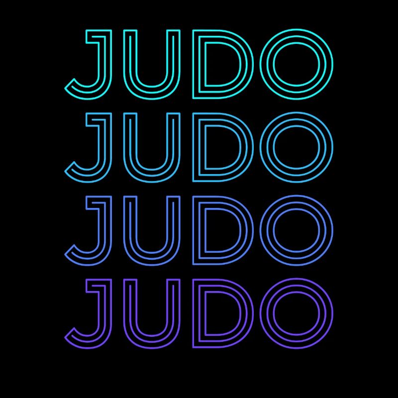 Judo Judoka Retro