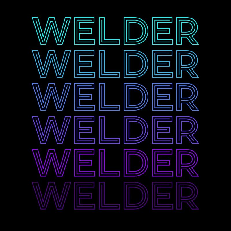 Welder Welding Welding Retro
