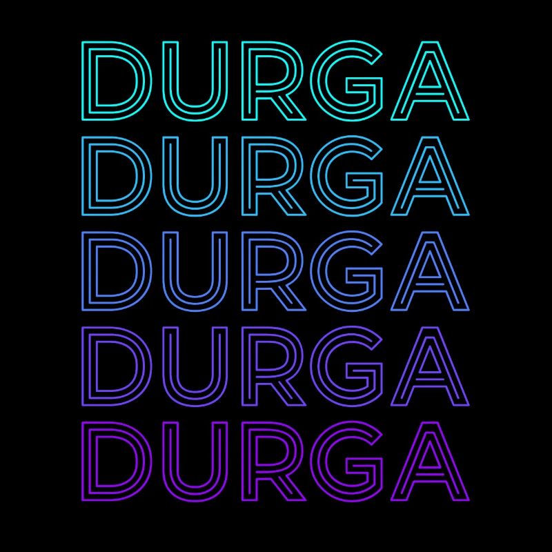 Durga Déesse hindoue Mythologie Hindouisme Rétro