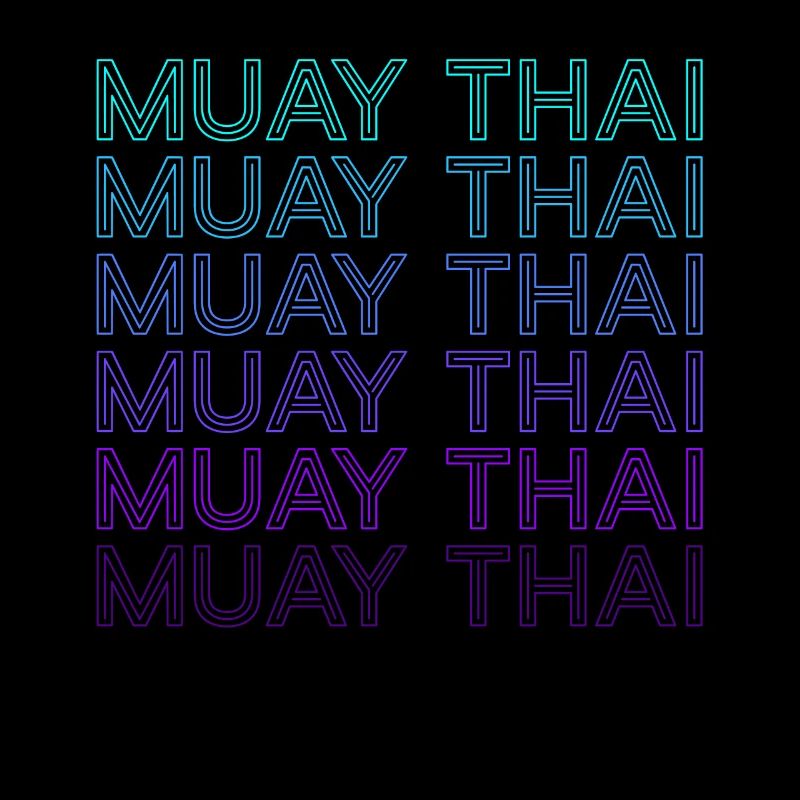Muay Thai Thai-Boxen Retro