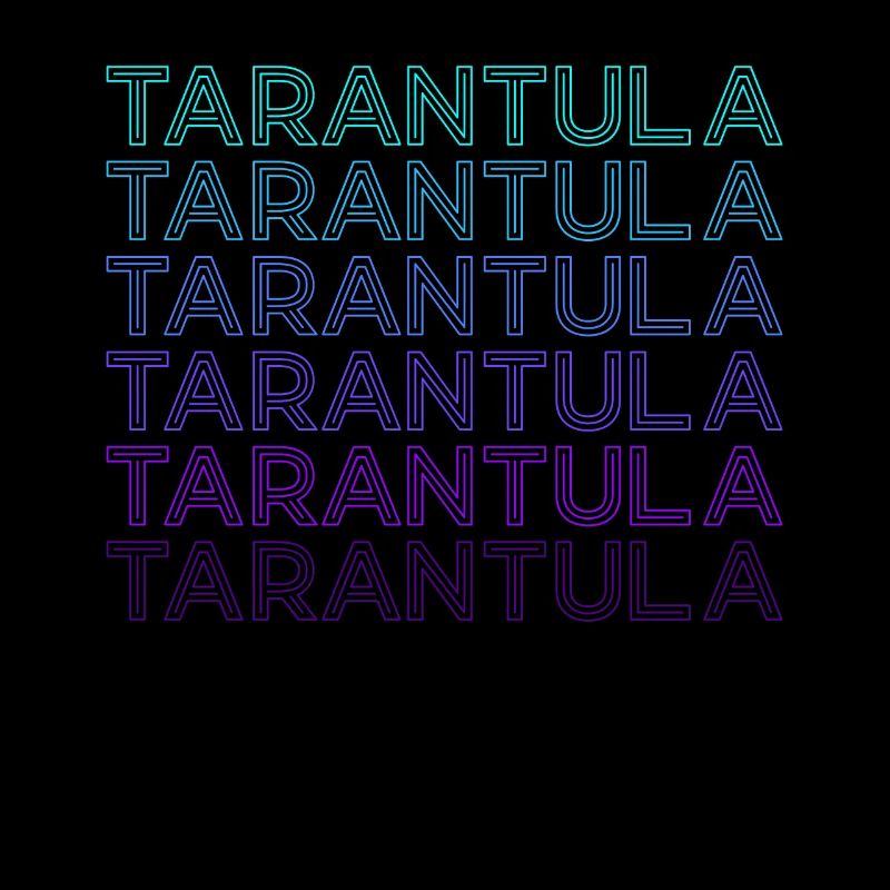 Tarantel Spinne Retro