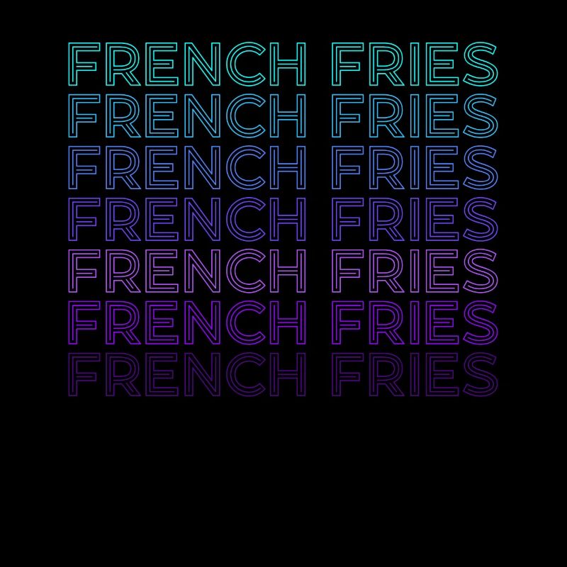 Français Frites Rétro