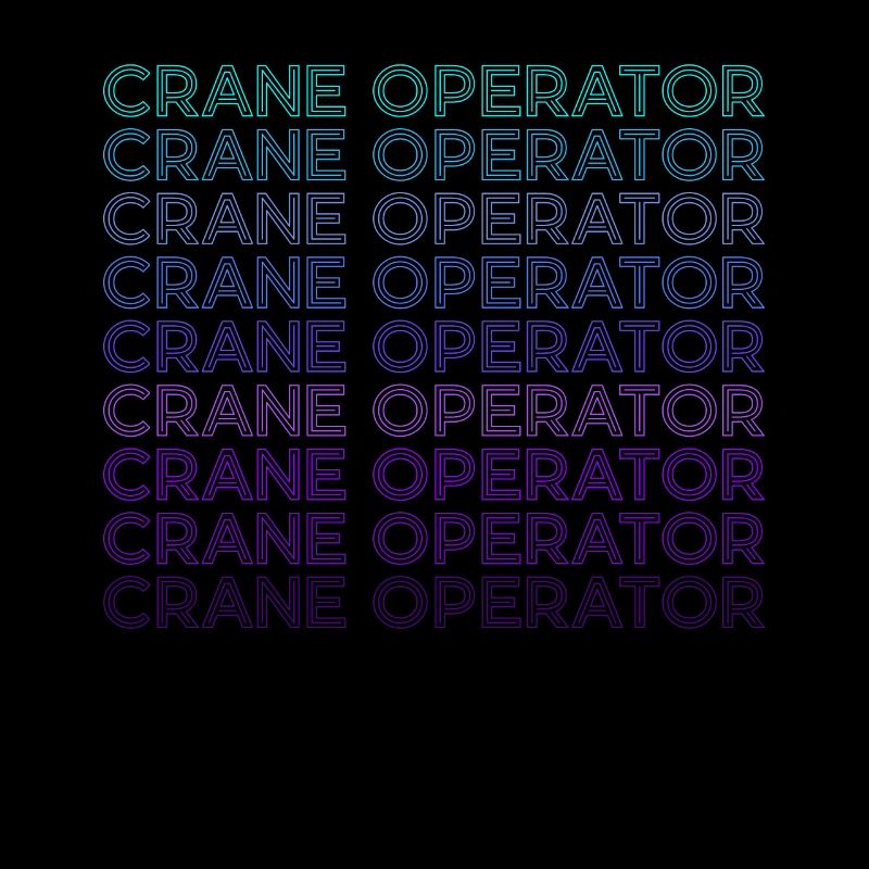 Crane operator Retro