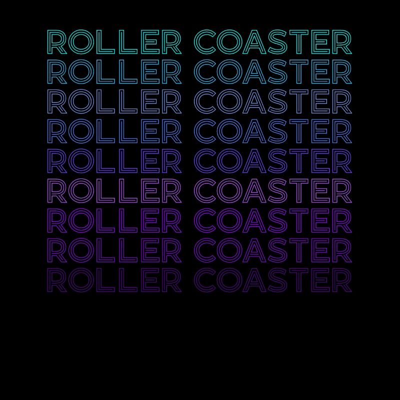 Roller Coaster Parc d’attractions Retro