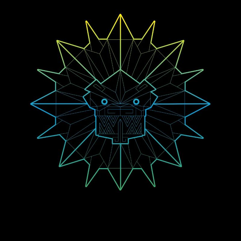 Quetzalcoatl Polygon Ancient Aztec Serpent Maya