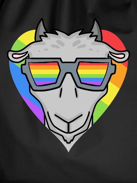 LGBT Animal Goat Rainbow