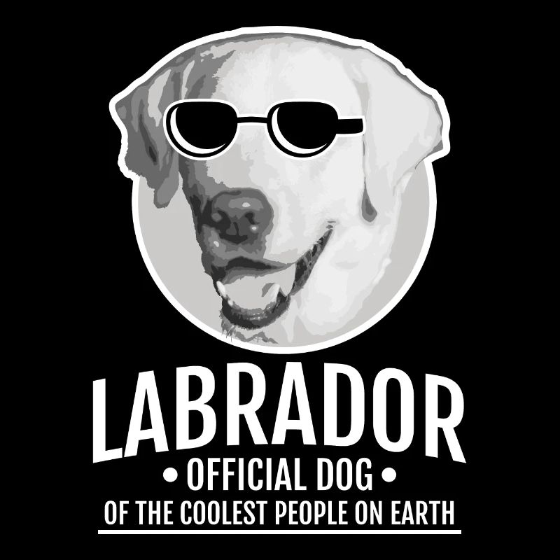 Labrador Offizieller Hund der coolsten Menschen de