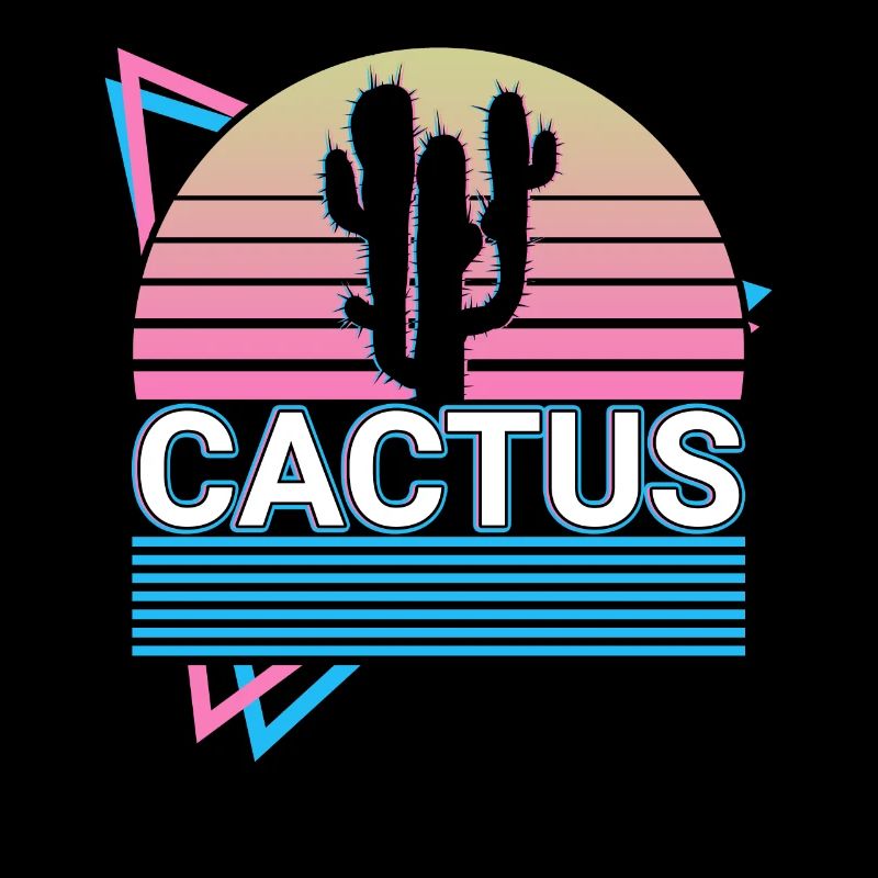 Kaktus Retro Geschenk
