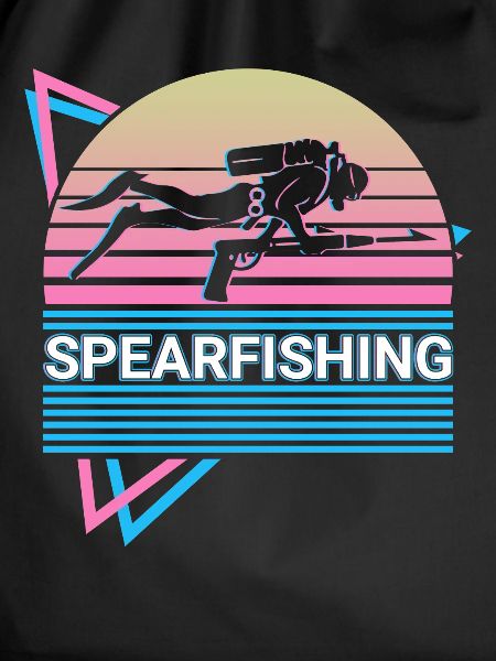 Spearfishing Spearfisher Retro Gift