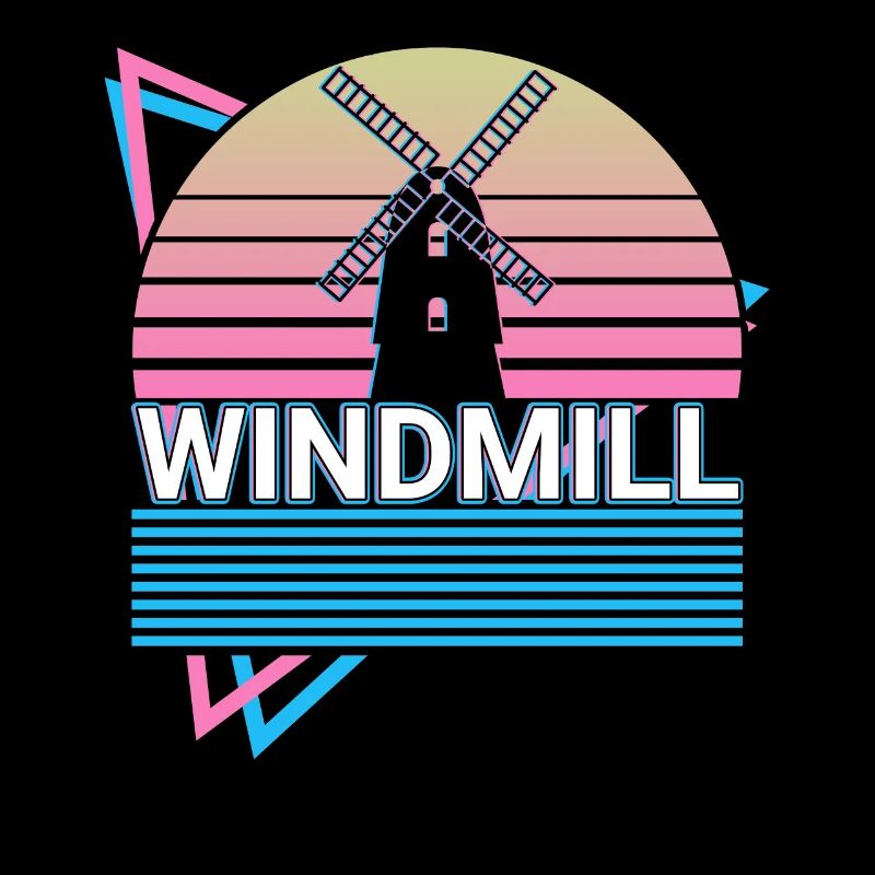 Windmill Retro Gift