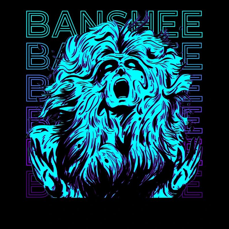 Banshee Irische Legenden Folklore Retro Geschenk