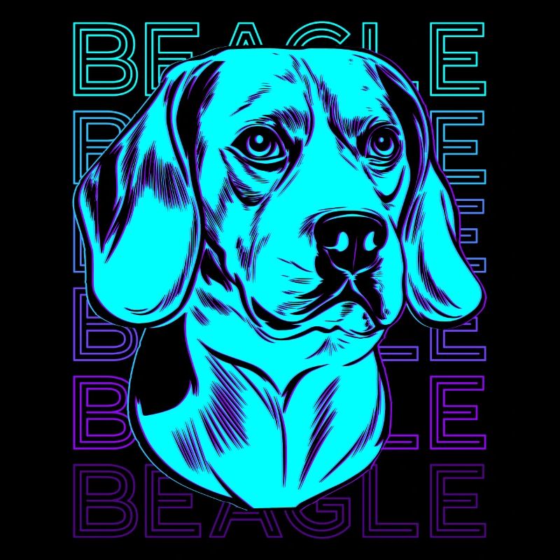 Beagle Retro Gift