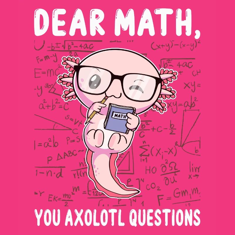 Drôle Math Axolotl Math Cadeau