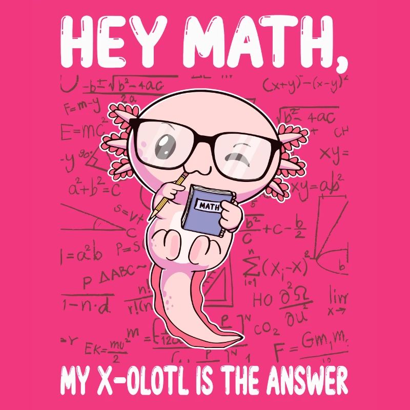 Drôle Math Axolotl Math Cadeau
