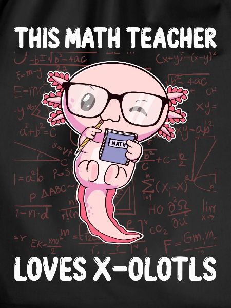 Funny Math Axolotl Gift