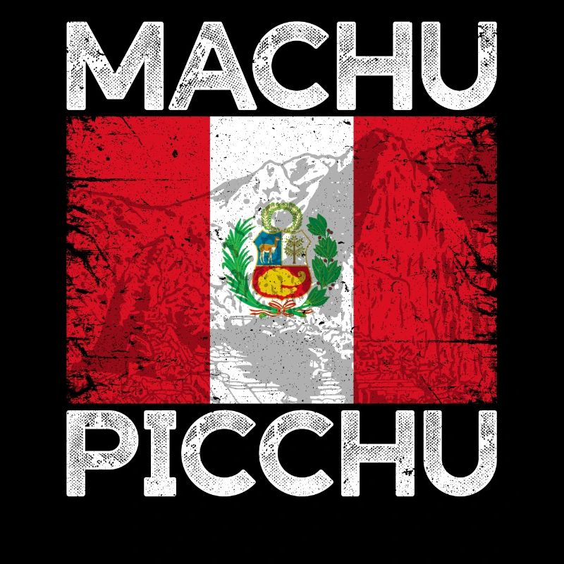 Machu Picchu Pérou Drapeau péruvien Inca Cadeau