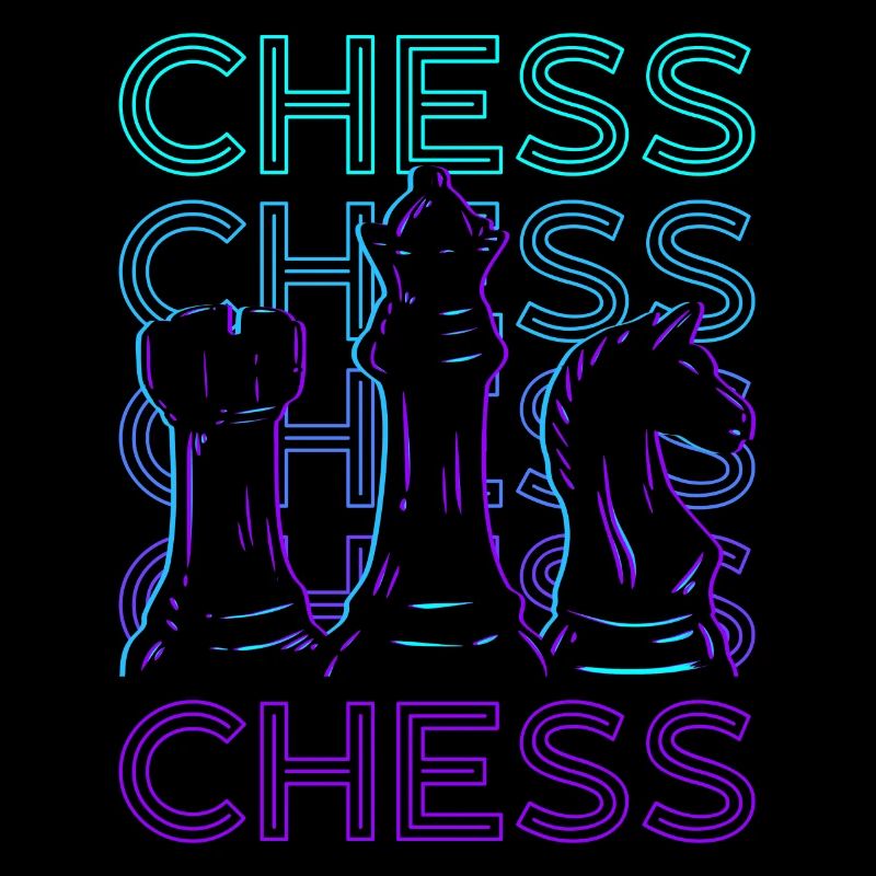 Joueur d’échecs Maître d’échecs Retro Gift