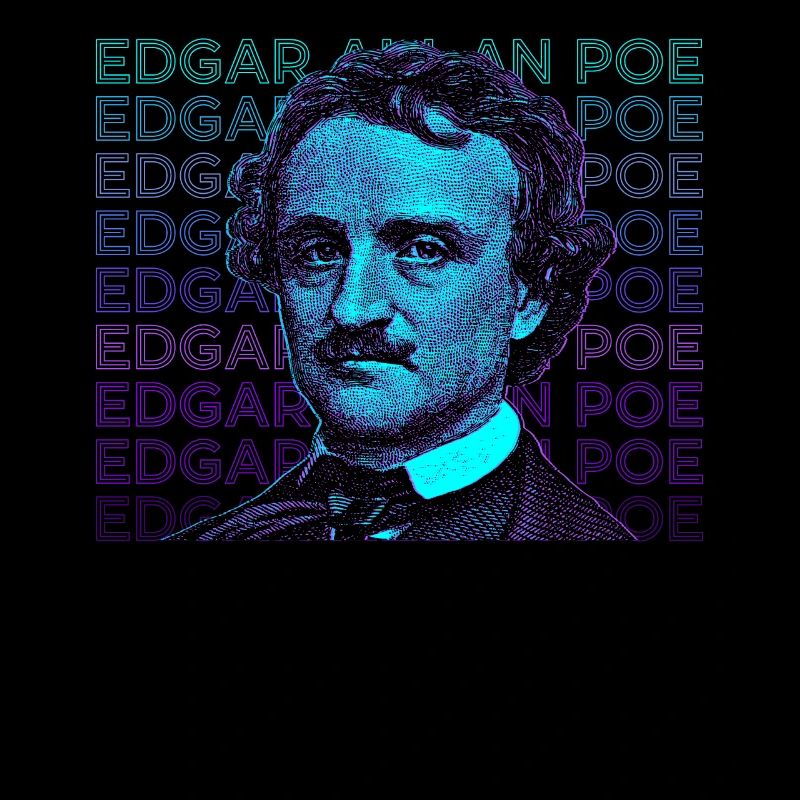 Edgar Allan Poe Retro Geschenk