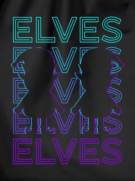 Elves Elf Retro Gift