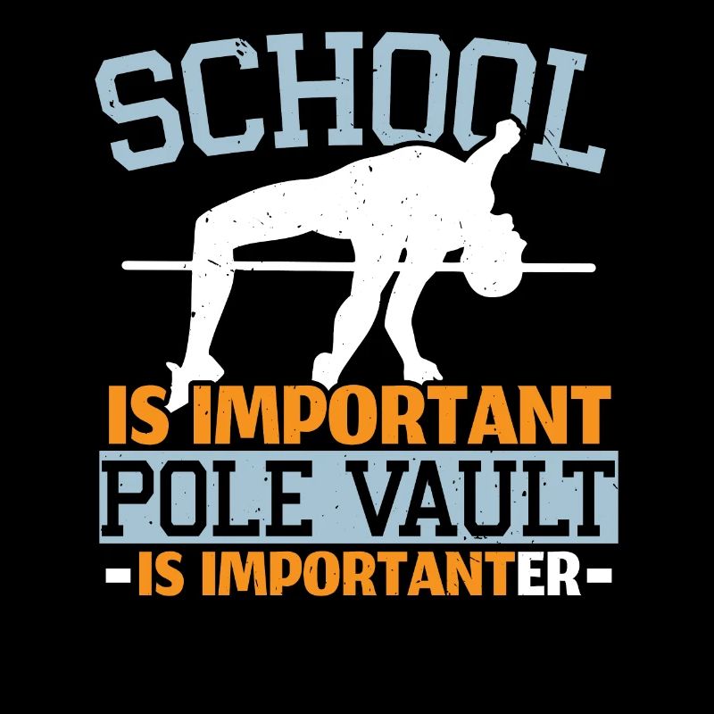 L’école est importante Le saut à la perche est plus important