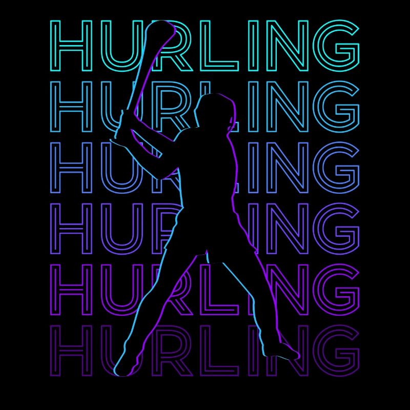 Hurling Player Retro