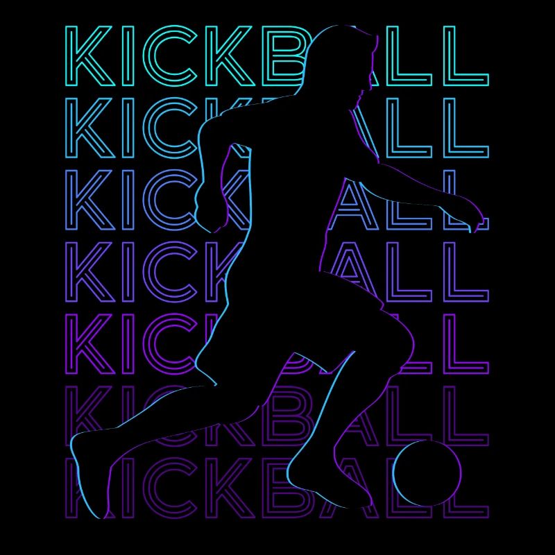 Kickball Player Rétro