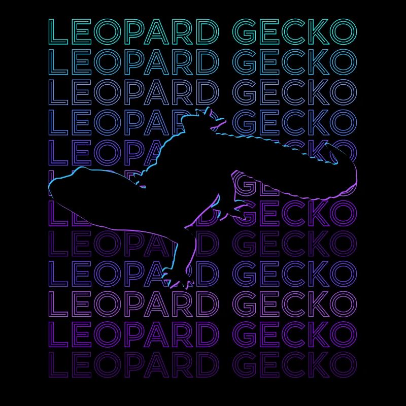 Léopard Gecko Rétro