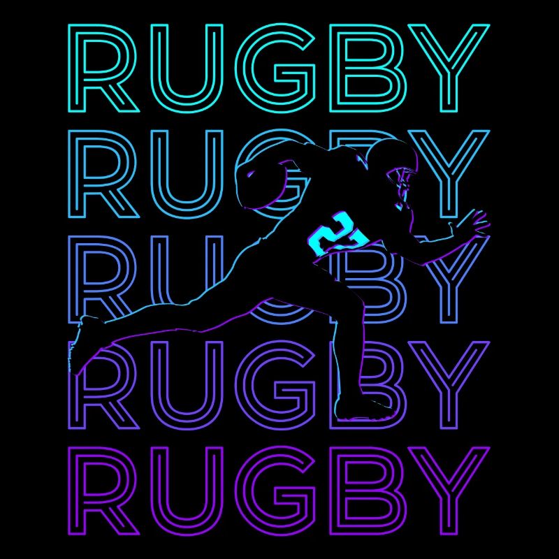 Rugby Player Retro