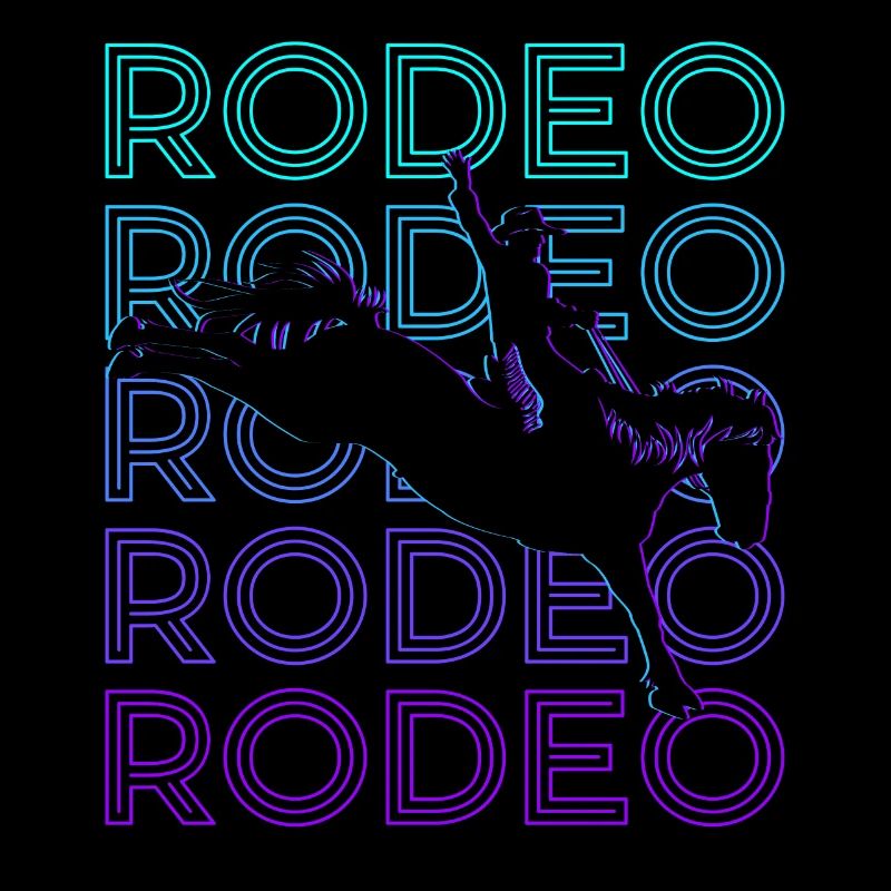 Rodeo Equestrian Retro