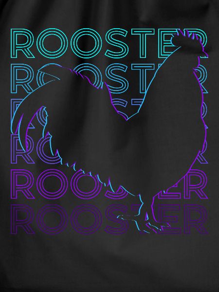 Rooster Chicken Retro