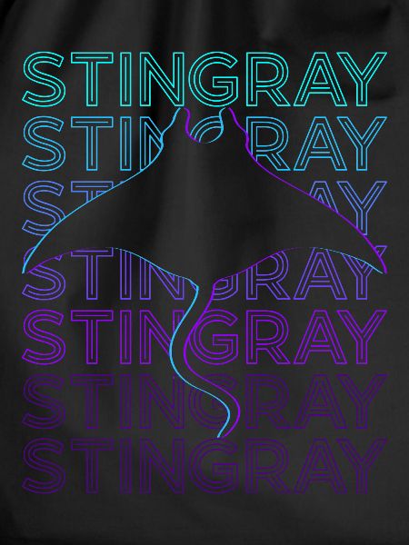 Stingray Manta Rays Retro