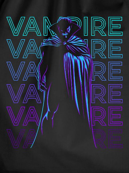Vampir Blutsauger Retro