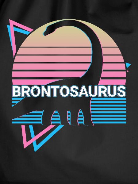 Brontosaurus Dinosaur Retro