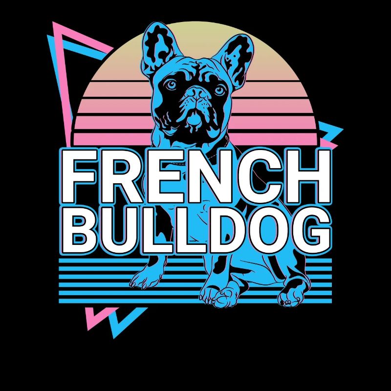 French Bulldog Retro