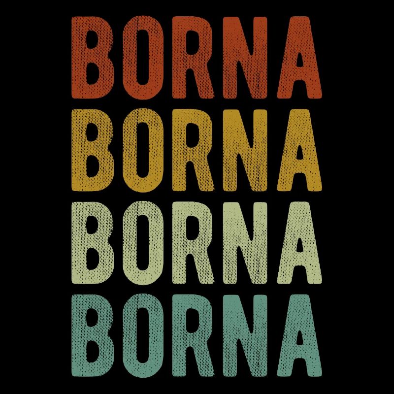 Borna Stadt Retro Vintage