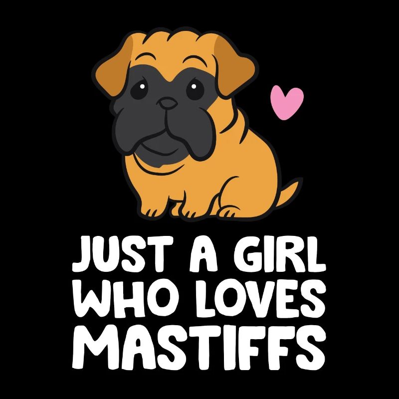 Nur ein Mädchen, das italienische Mastiffs liebt