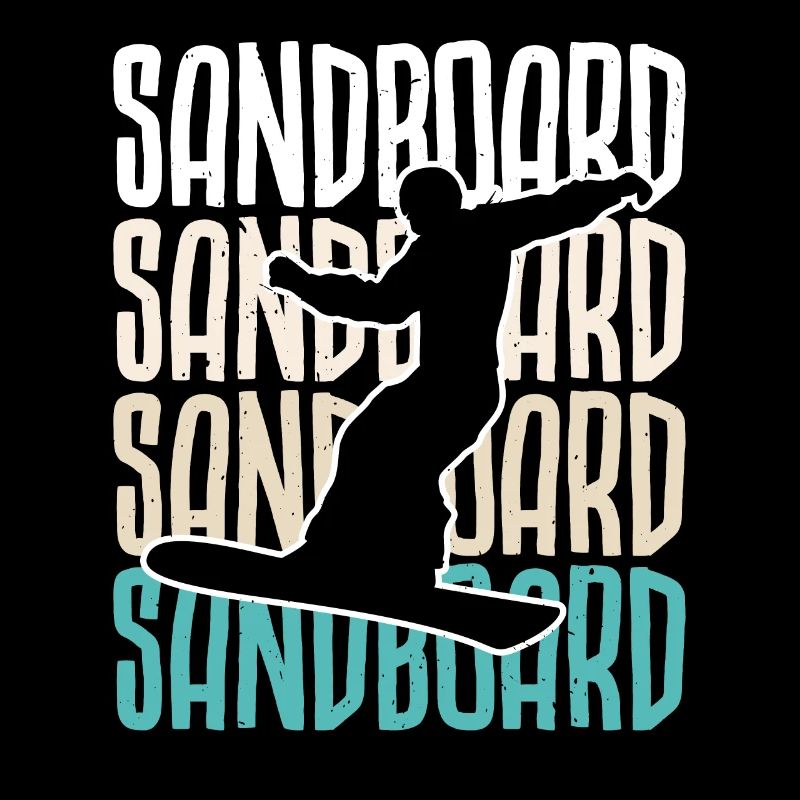 Rétro Sandboard Boardsport Sable Dune Sandboarding