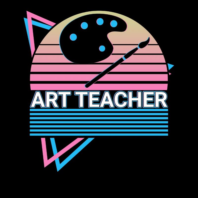 Kunstlehrerin Kunstprofessorin Retro