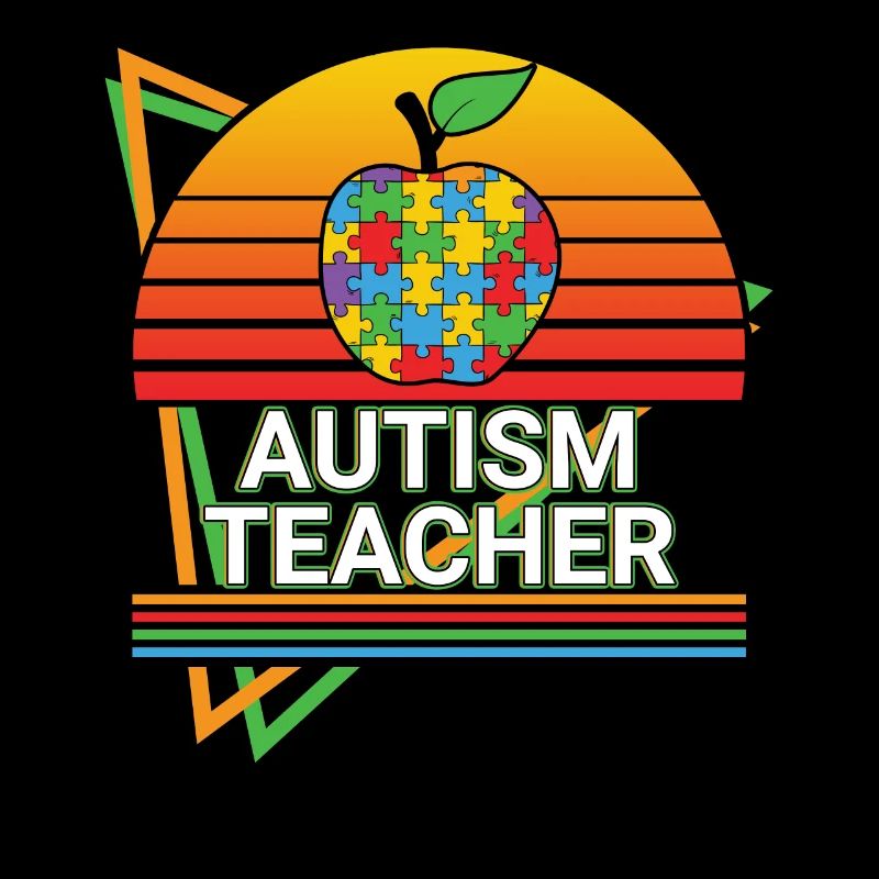 Autism Teacher Retro