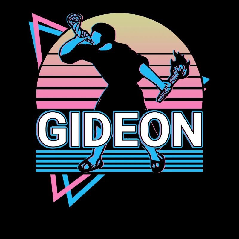 Gideon Hebrew Prophet Retro