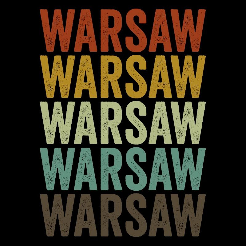 Varsovie Pologne Retro Vintage