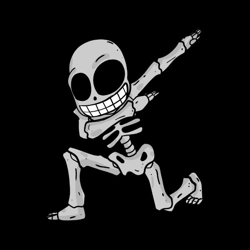 Skeleton dabbing